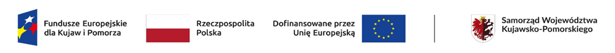Obrazek. Pasek logotypów Logotypy Fundusze Europejskie dla Kujaw i Pomorza