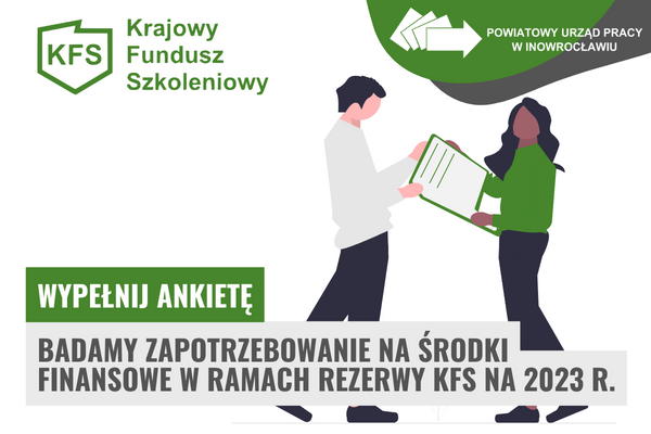 Obrazek. Wypełnij ankietę! Badamy zapotrzebowanie na środki finansowe w 2023 r. w ramach rezerwy Krajowego Funduszu Społecznego