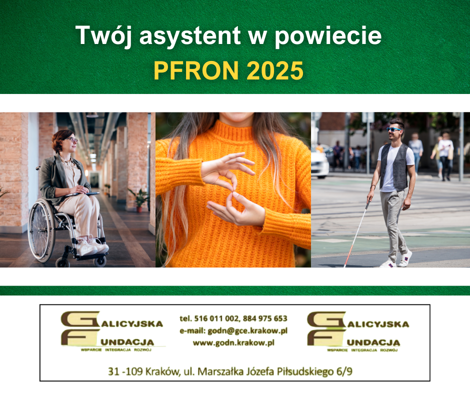 Zdjęcie artykułu Projekt pn. „Twój Asystent w powiecie – PFRON 2025” w ramach programu Asystent Osobisty Osoby z Niepełnosprawnością (AOON)