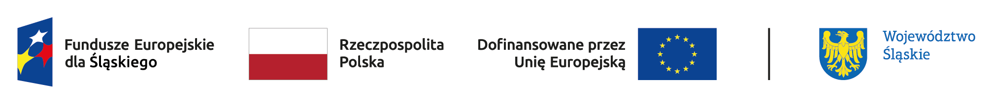 Logotyp Funduszy Europejskich dla Śląska Dofinansowany przez Unię Europejską