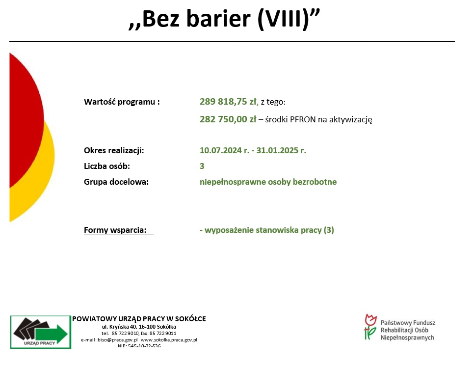 Bez barier VIII