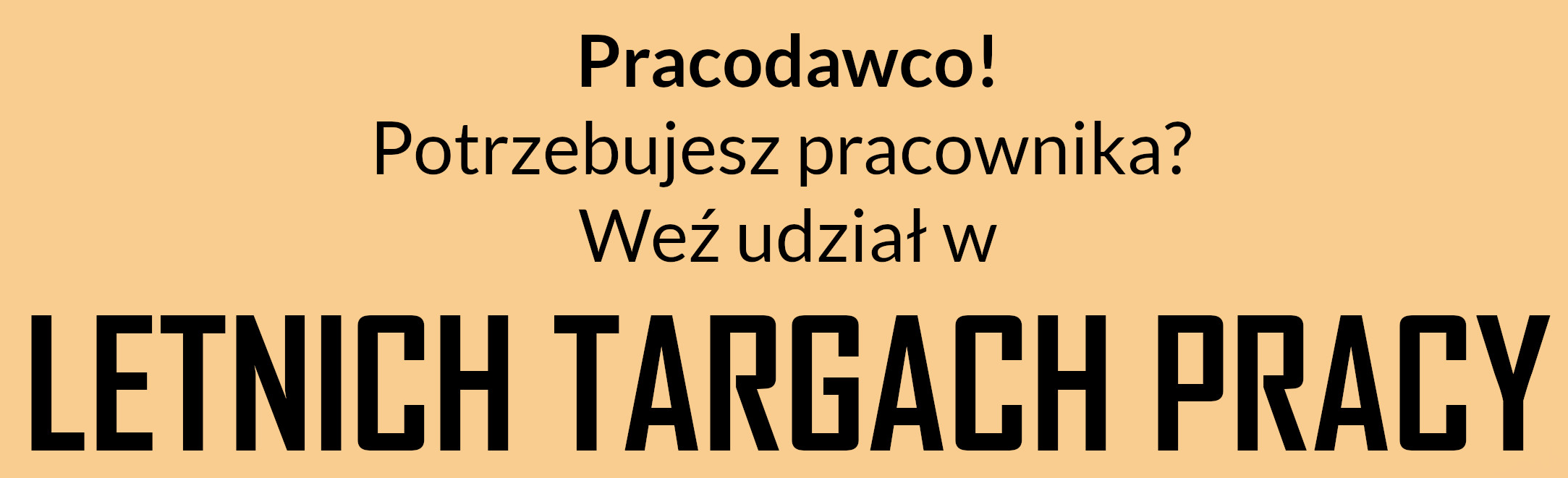 Zdjęcie artykułu Letnie targi pracy 2025
