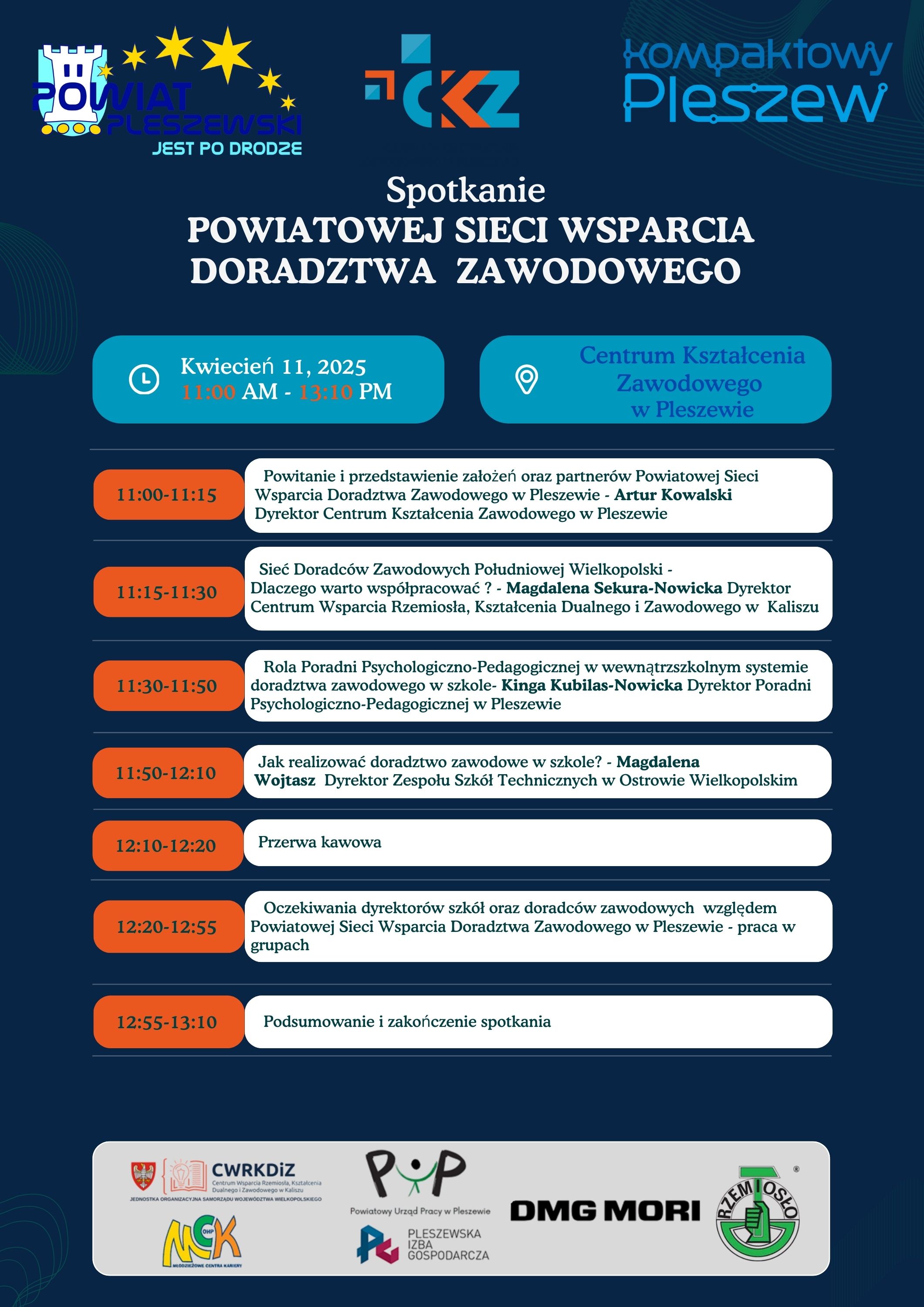 Zdjęcie artykułu Zapraszamy na spotkanie inauguracyjne Powiatowej Sieci Wsparcia Doradztwa Zawodowego w Pleszewie