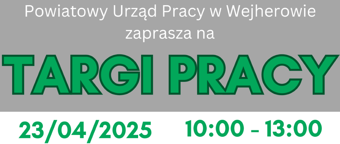 Zdjęcie artykułu Targi Pracy w Wejherowie 23.04.2025