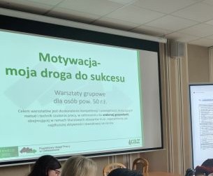 Zdjęcie artykułu Porada grupowa "Motywacja-moja droga do sukcesu" dla osób pow.50 r.ż.