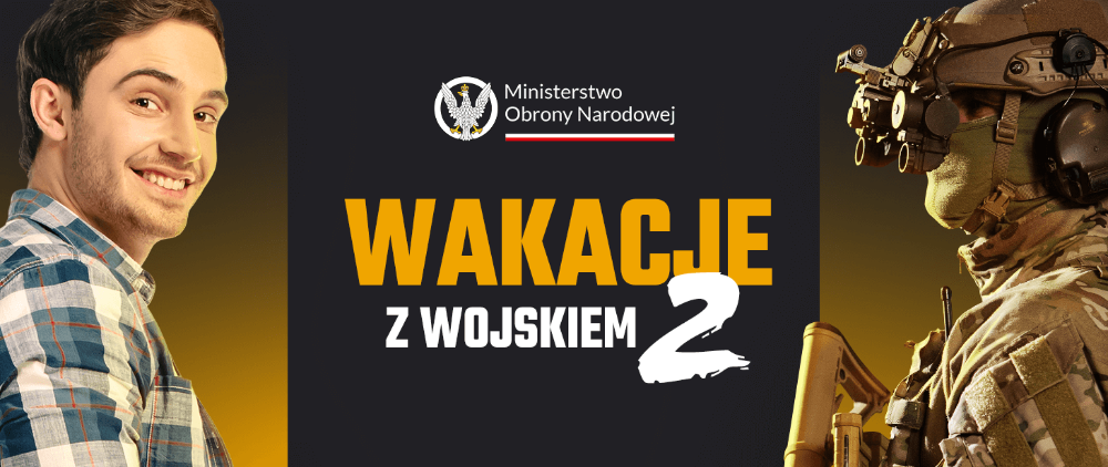 Plakat akcji Wakacje z Wojskiem 2