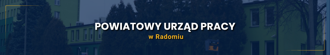 Powiatowy Urząd Pracy w Radomiu baner