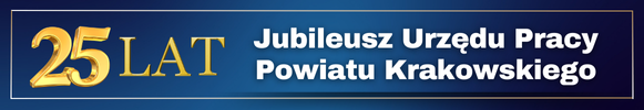 Baner przedstawiający dwudziesto pięcio lecie powstania UPPK. Kliknij, aby dowiedzieć się więcej.