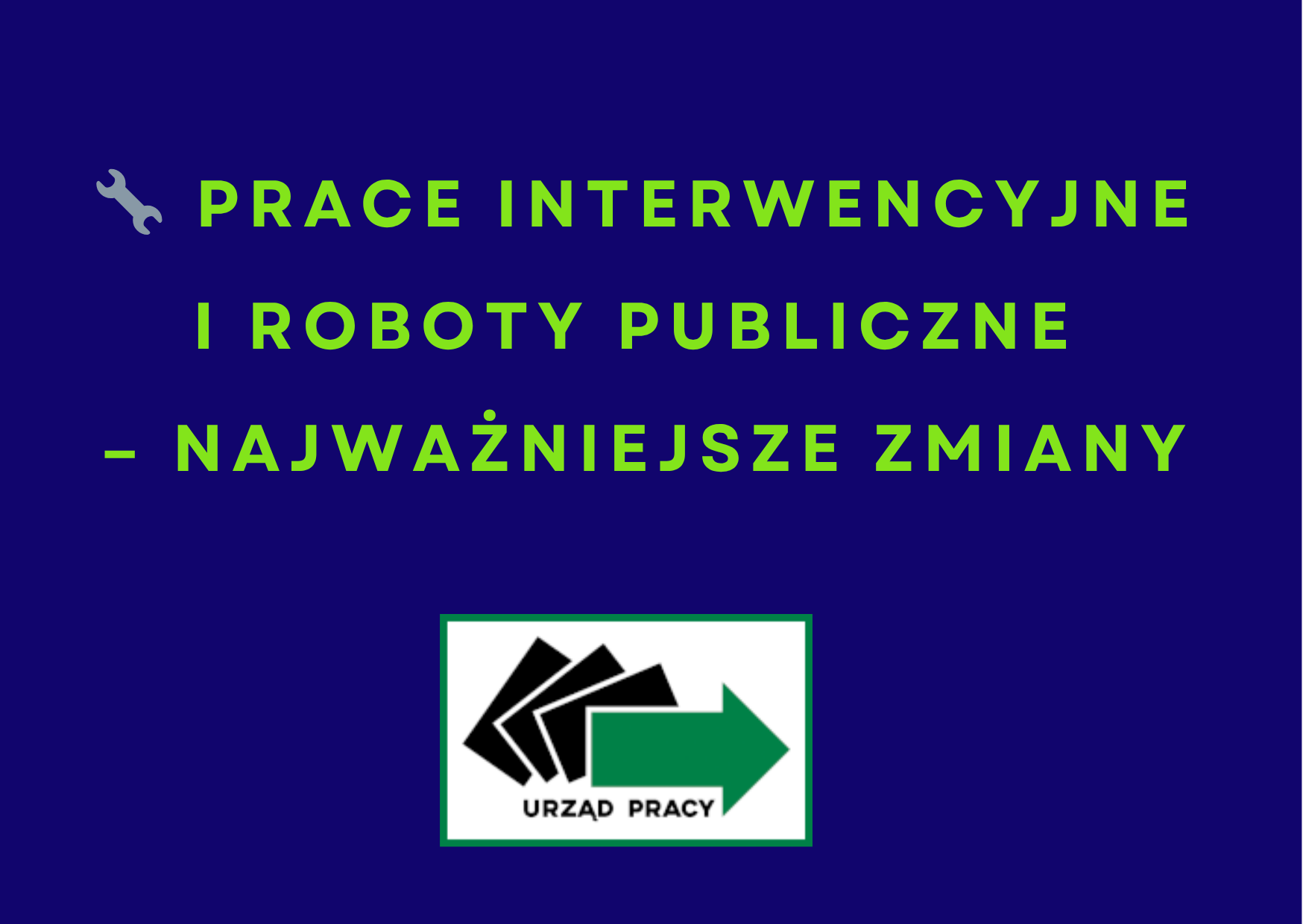 Zdjęcie artykułu Prace Interwencyjne i Roboty Publiczne – Najważniejsze Zmiany