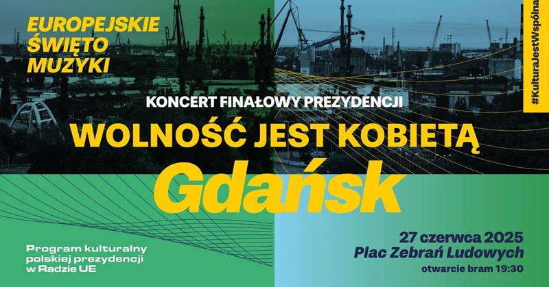 Zdjęcie artykułu „Wolność jest kobietą” – gdański koncert finału Prezydencji Polski w Radzie UE