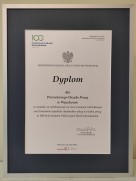 Zdjęcie artykułu Dyplom dla Powiatowego Urzędu Pracy w Wyszkowie w uznaniu za rzetelną pracę na rzecz promocji zatrudnienia oraz kreowanie wysokich standardów usług rynku pracy